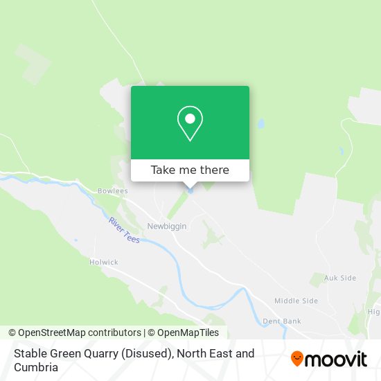Stable Green Quarry (Disused) map