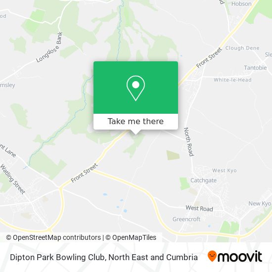 Dipton Park Bowling Club map