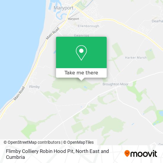 Flimby Colliery Robin Hood Pit map