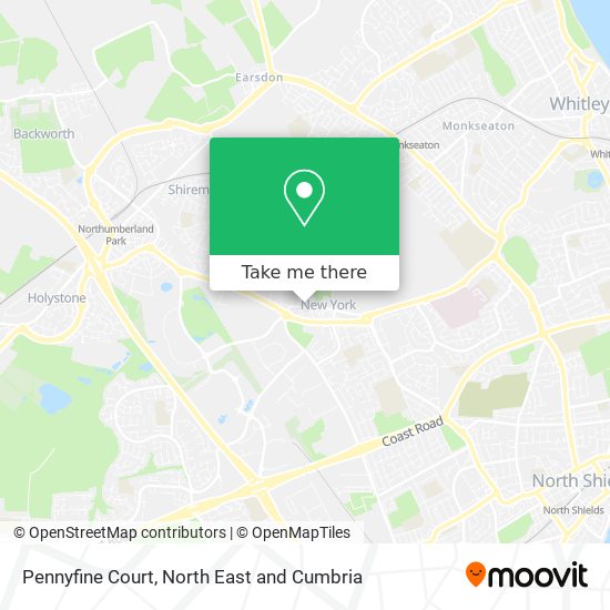 Pennyfine Court map