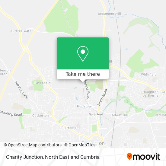 Charity Junction map
