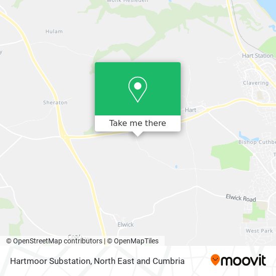 Hartmoor Substation map