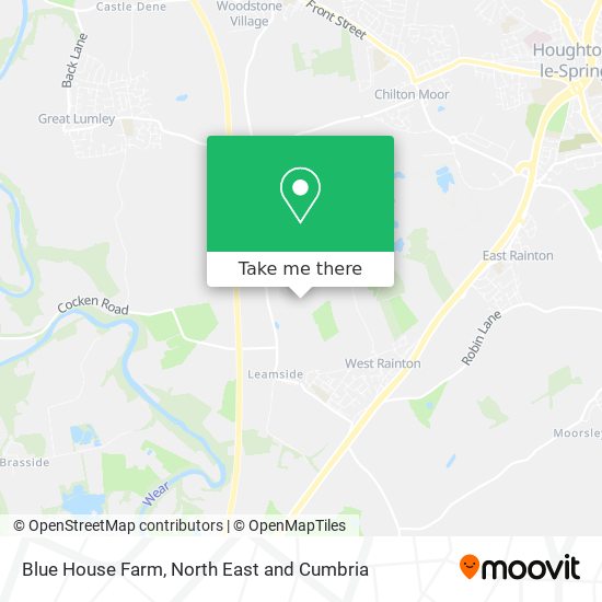 Blue House Farm map