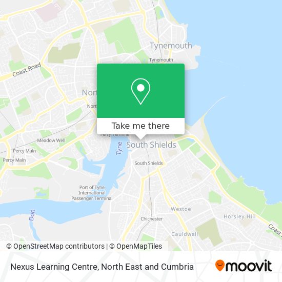 Nexus Learning Centre map