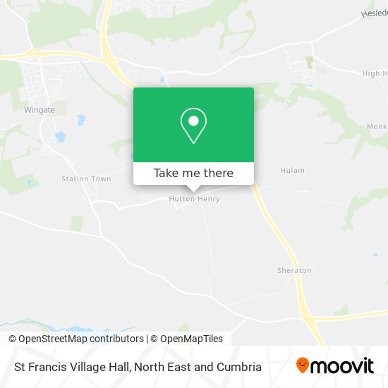 St Francis Village Hall map