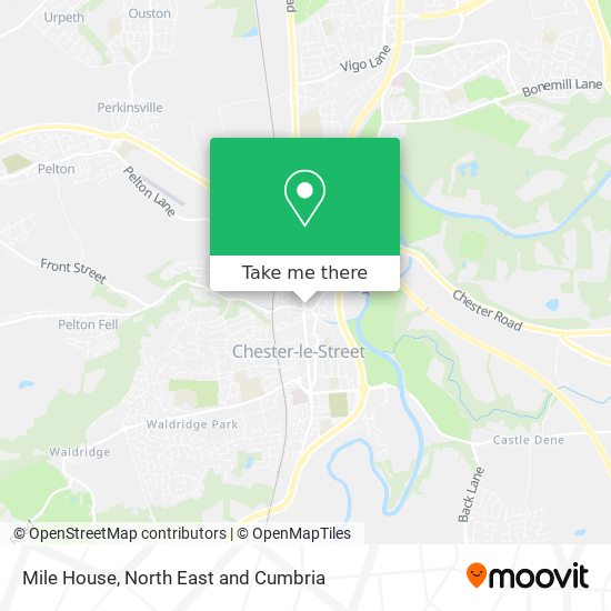 Mile House map