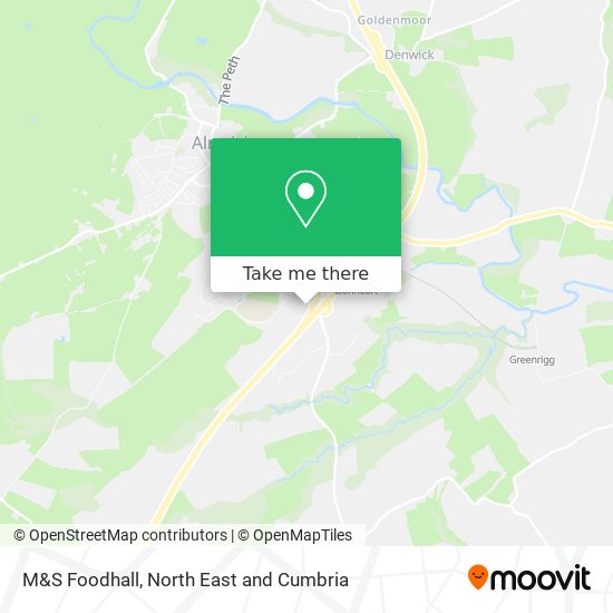 M&S Foodhall map