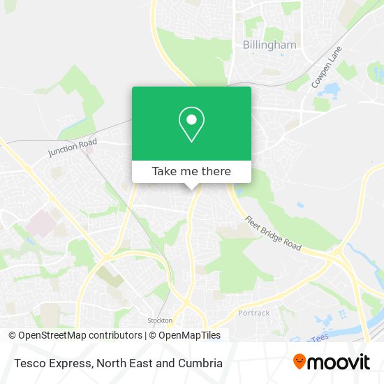 Tesco Express map