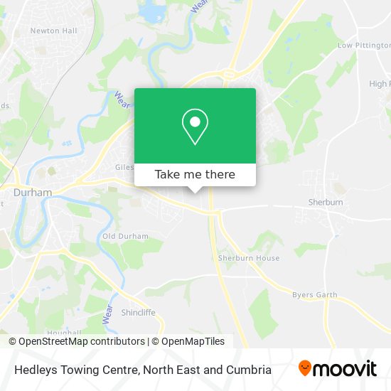 Hedleys Towing Centre map