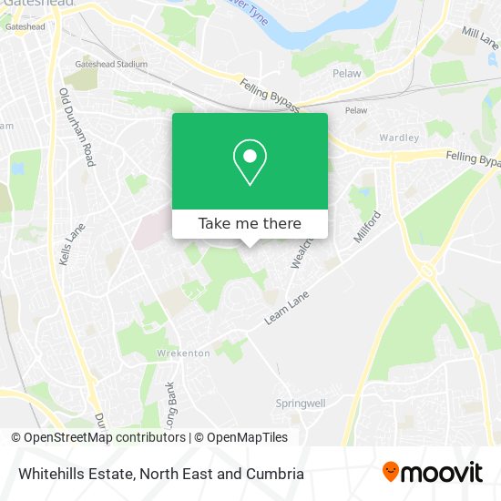 Whitehills Estate map