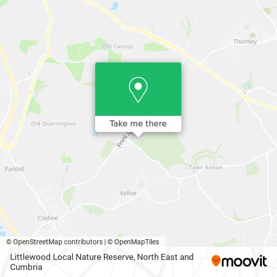 Littlewood Local Nature Reserve map