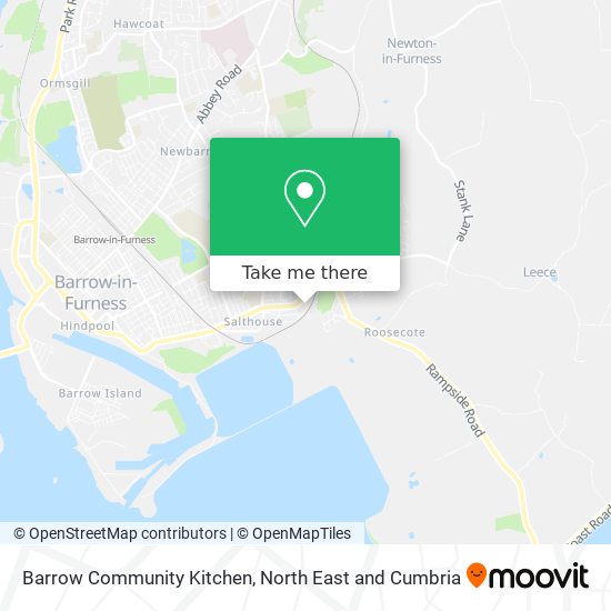 Barrow Community Kitchen map