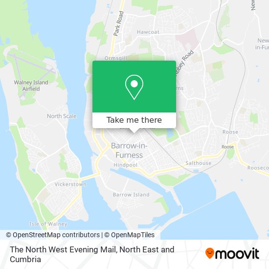 The North West Evening Mail map