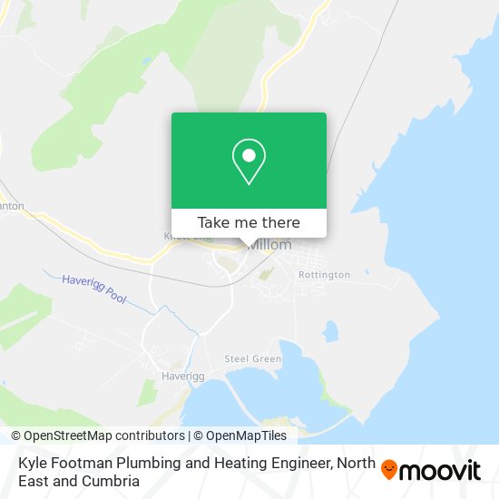 Kyle Footman Plumbing and Heating Engineer map