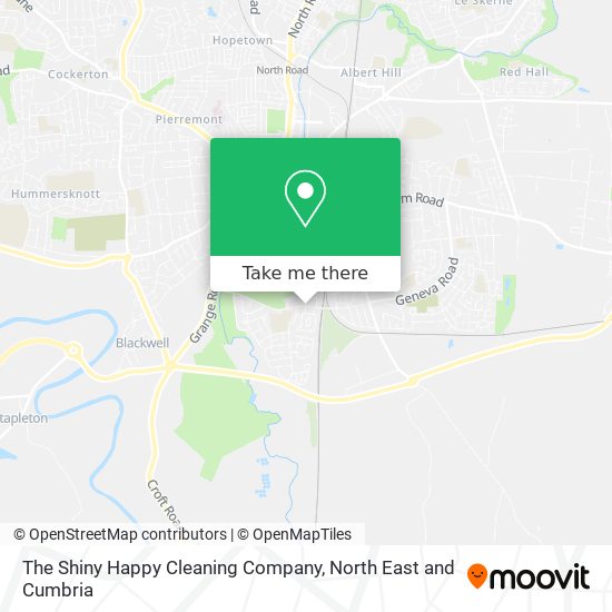 The Shiny Happy Cleaning Company map