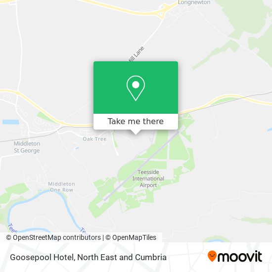 Goosepool Hotel map