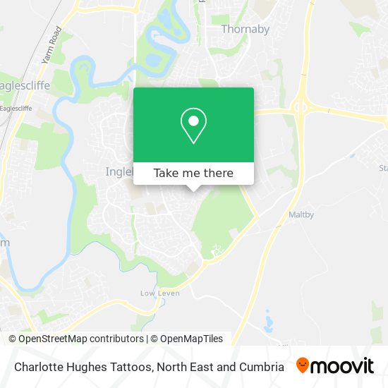 Charlotte Hughes Tattoos map