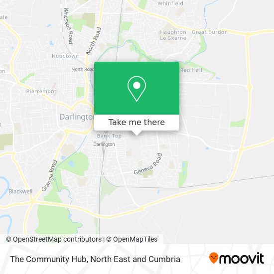 The Community Hub map