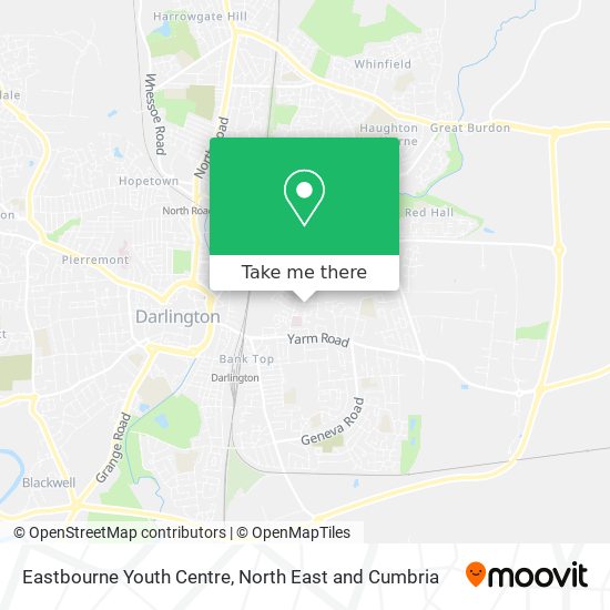 Eastbourne Youth Centre map