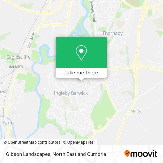 Gibson Landscapes map
