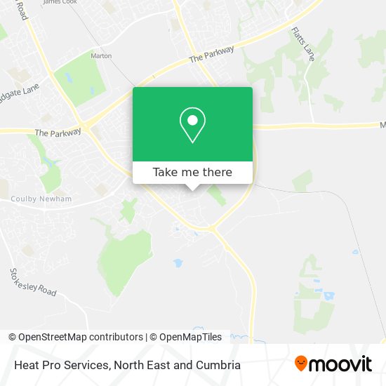Heat Pro Services map