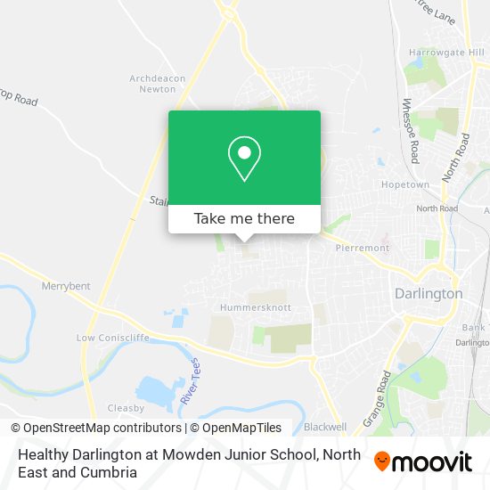 Healthy Darlington at Mowden Junior School map