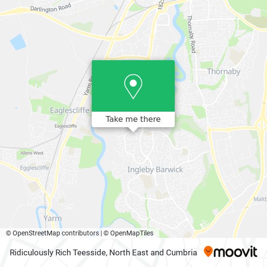 Ridiculously Rich Teesside map