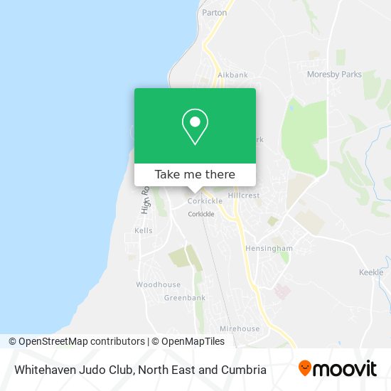 Whitehaven Judo Club map