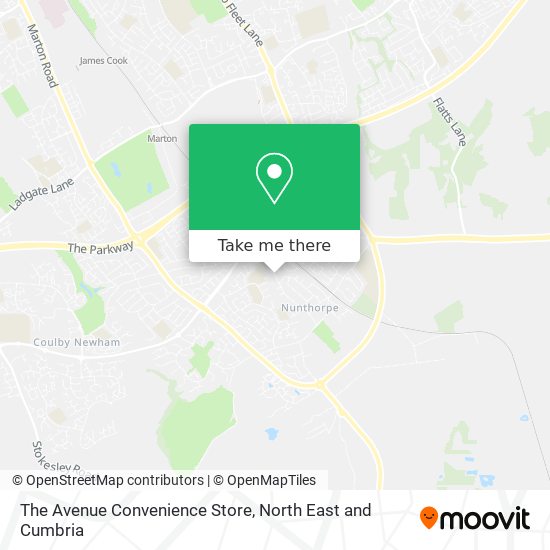 The Avenue Convenience Store map