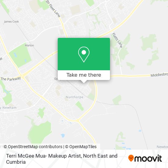 Terri McGee Mua- Makeup Artist map