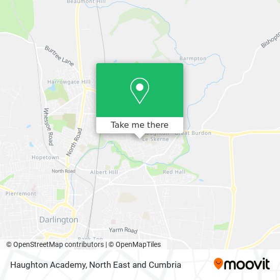 Haughton Academy map