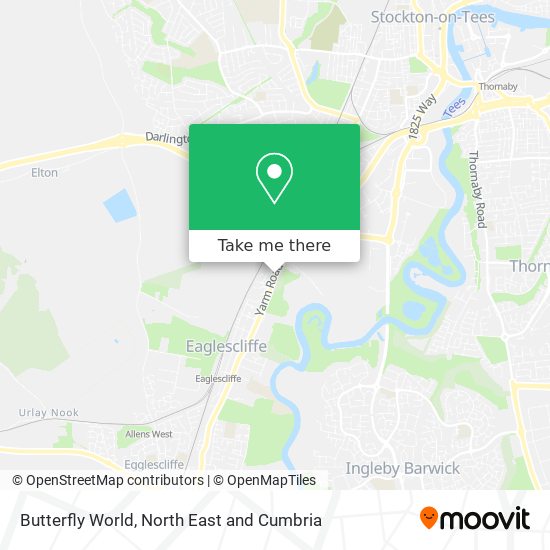 Butterfly World map