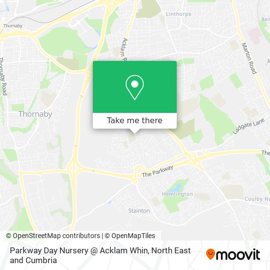Parkway Day Nursery @ Acklam Whin map
