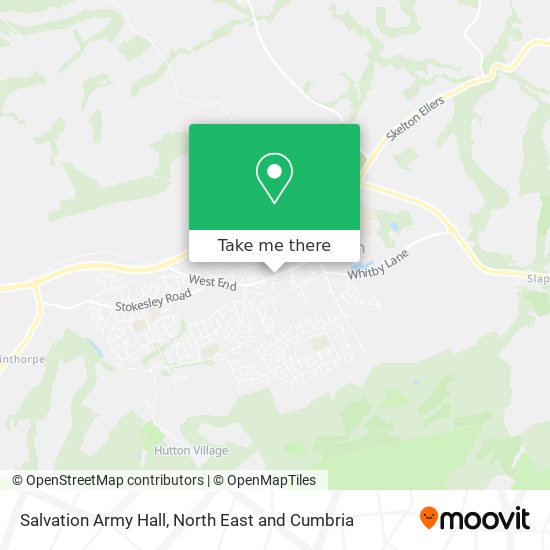 Salvation Army Hall map