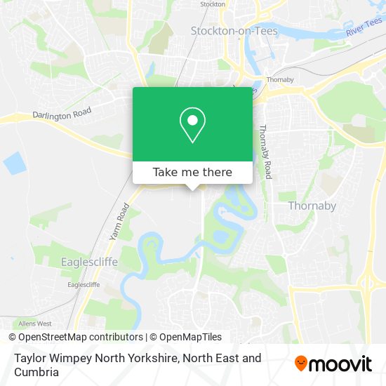 Taylor Wimpey North Yorkshire map