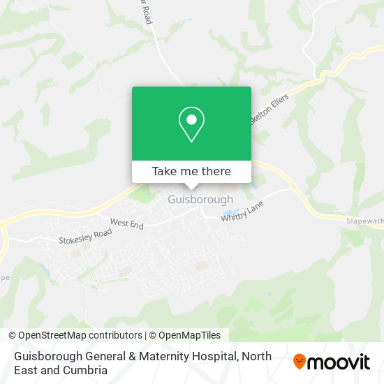 Guisborough General & Maternity Hospital map