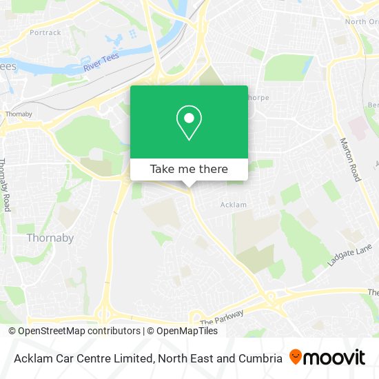 Acklam Car Centre Limited map
