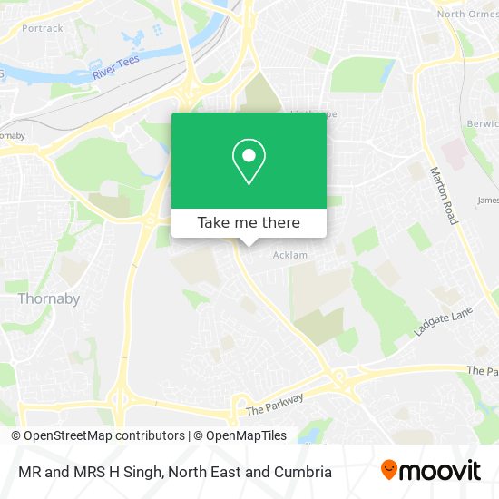 MR and MRS H Singh map