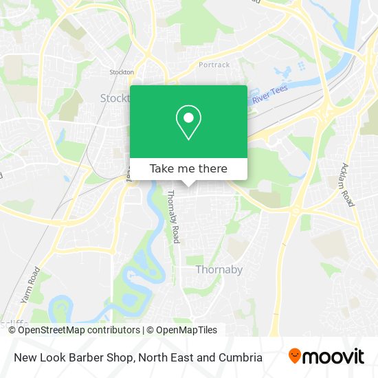 New Look Barber Shop map