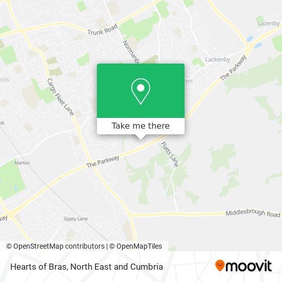 Hearts of Bras map