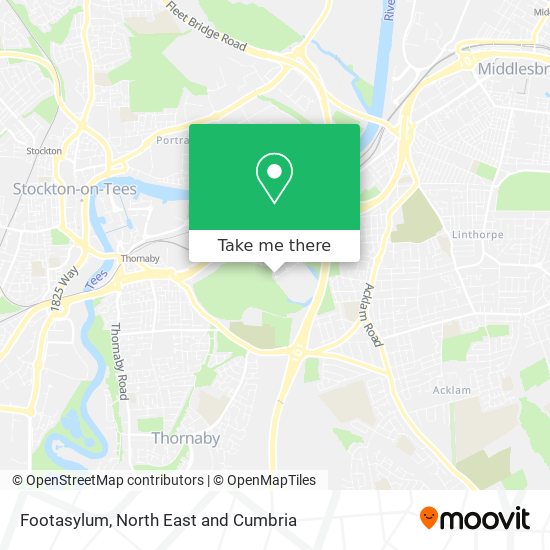 Footasylum map