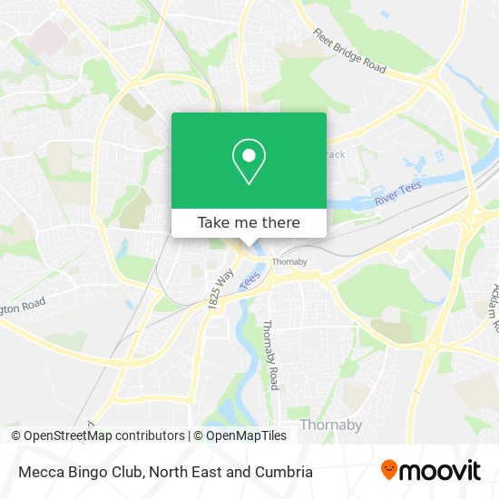 Mecca Bingo Club map