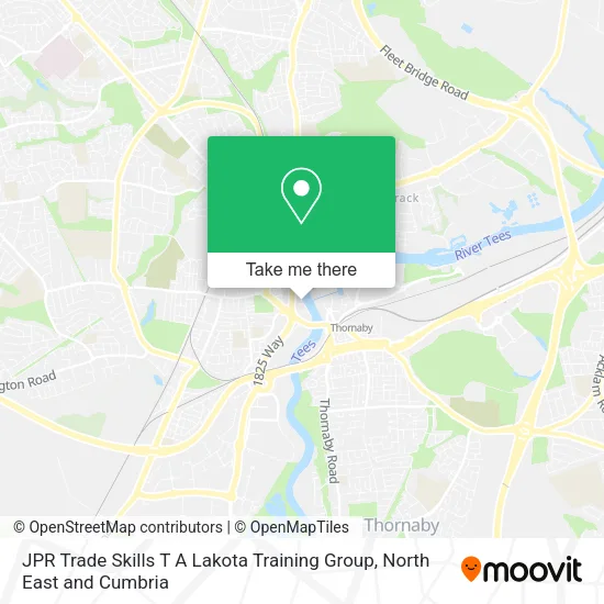 JPR Trade Skills T A Lakota Training Group map