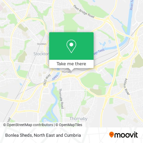 Bonlea Sheds map