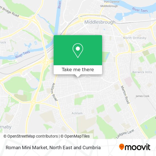 Roman Mini Market map