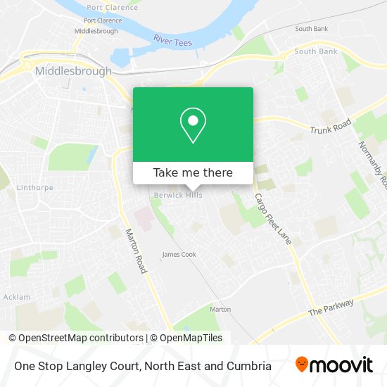One Stop Langley Court map