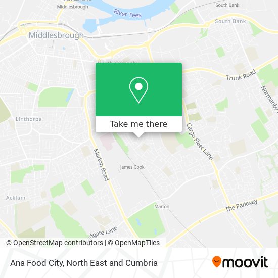 Ana Food City map