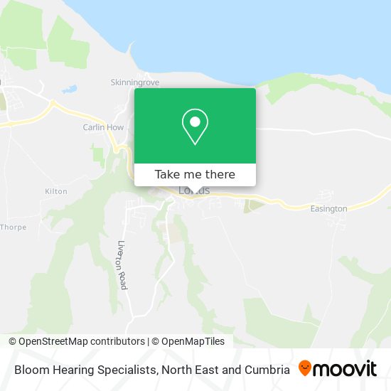 Bloom Hearing Specialists map