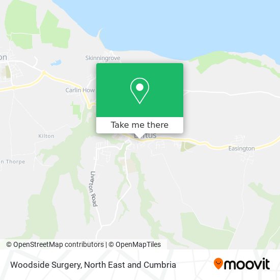 Woodside Surgery map