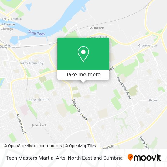 Tech Masters Martial Arts map